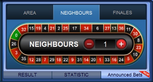 Roulette Neighbours Bet