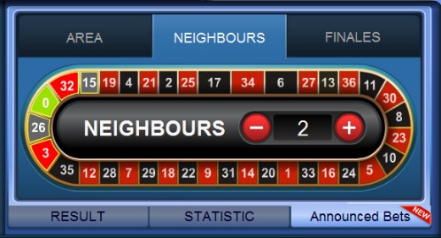 Roulette Neighbours Bet 2