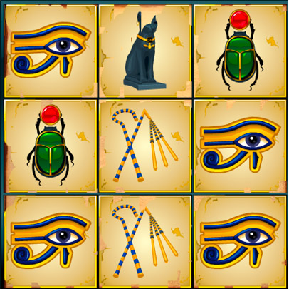 Jewels of Anubis Losing Scratchcard