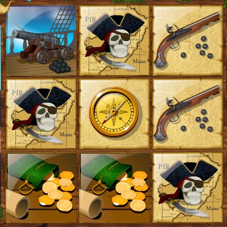 Pirate Instant Losing Scratchcard