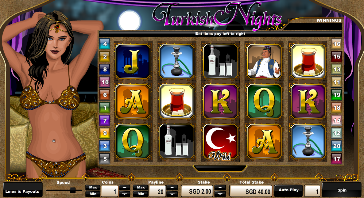 Turkish Nights Entry Screen