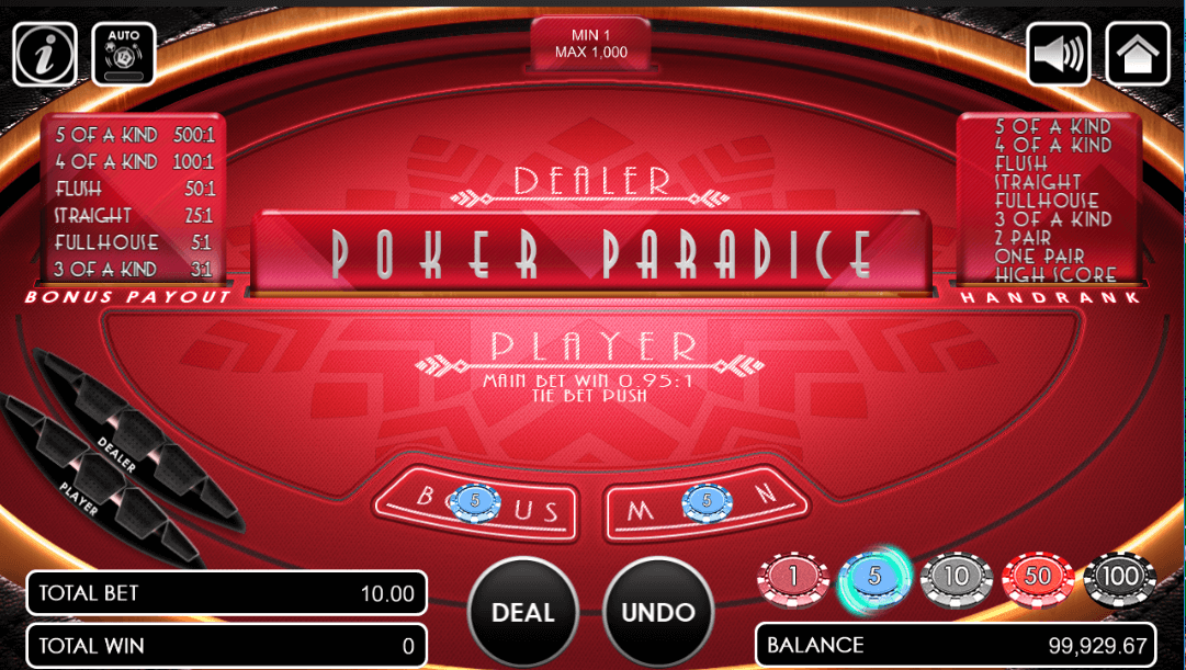 Poker Paradice game with a betting option.png