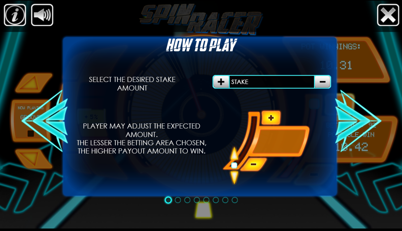 Inside the Information button of the game menu 