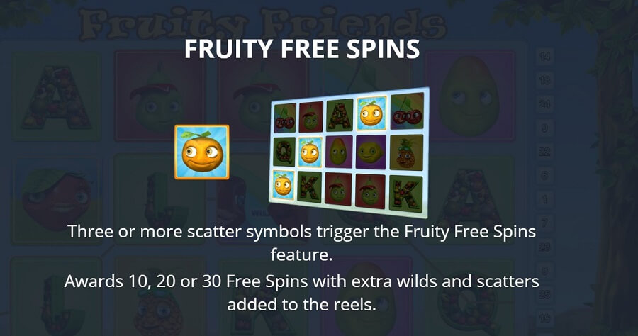 Fruity Friends Free Spins Feature