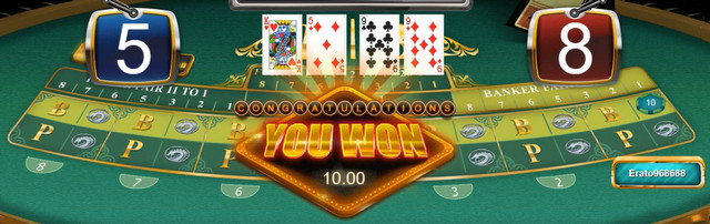SBOTOP Live Casino Dragon Bonus Winning Screen