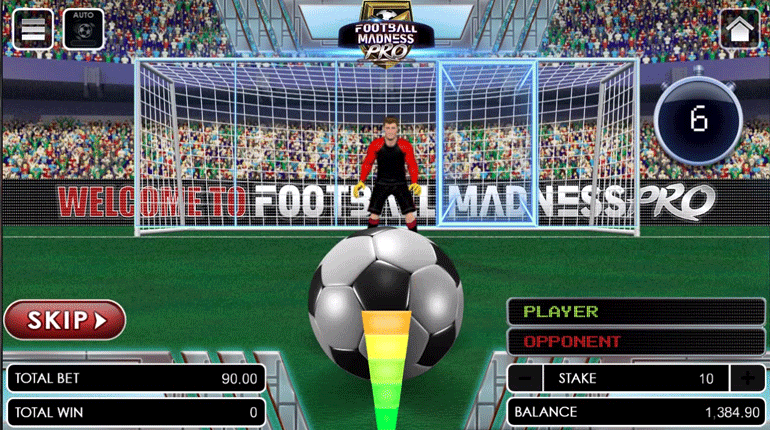 Football Madness Pro Shootout shooting phase Football Madness Pro Shootout shooting phase