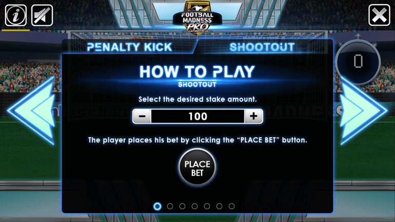 Football Madness Pro game menu button Football Madness Pro game menu button