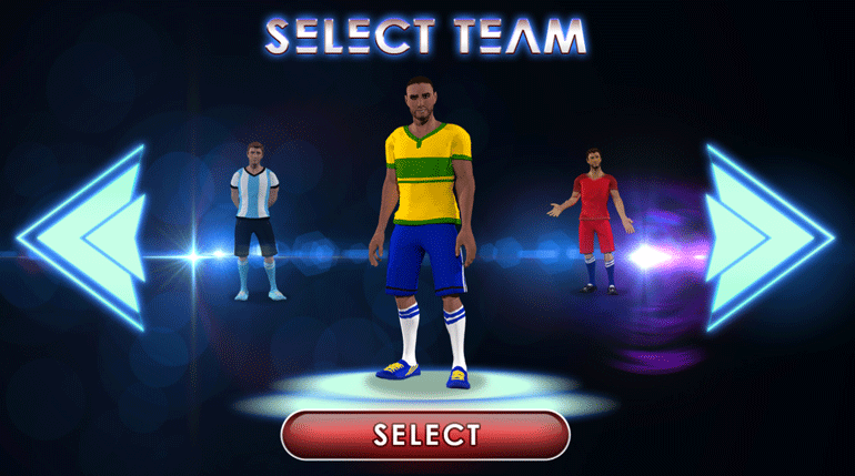 Football Madness Pro selecting team Football Madness Pro selecting team