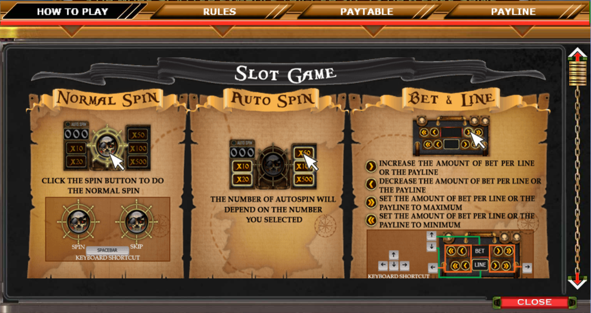 Sky Pirates Info Menu Sky Pirates Info Menu