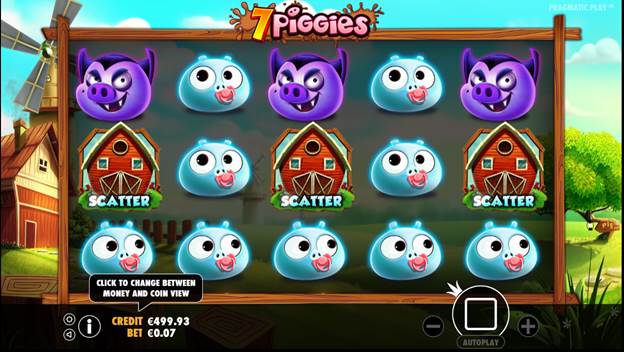 7 Piggies unlock free spin