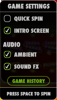 Fairytale Fortune game settings