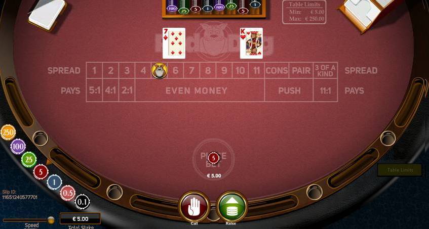 Red Dog Non Consecutive Hand Example Red Dog Non Consecutive Hand Example