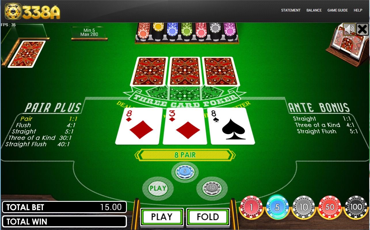 Three Card Poker dealing cards scene.jpg Three Card Poker dealing cards scene.jpg