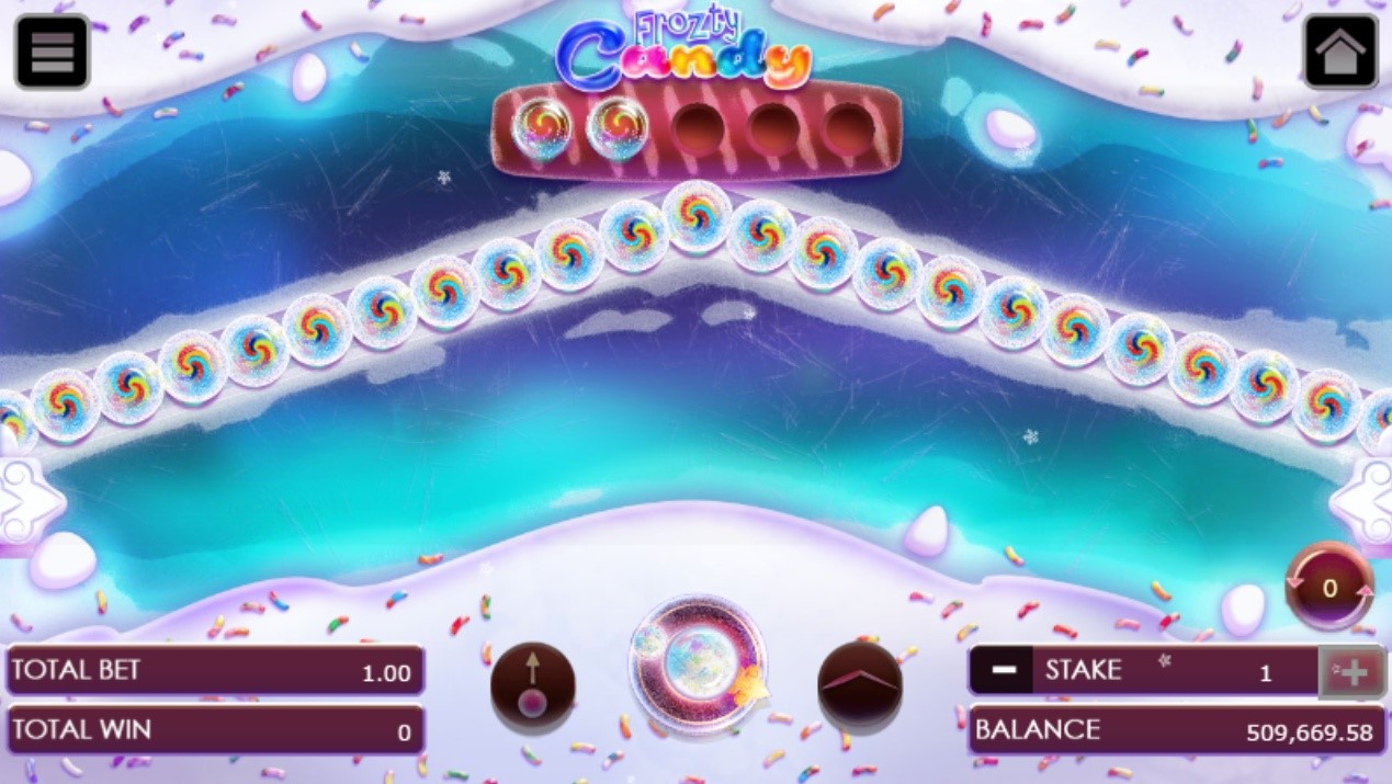Frozty candy game after shooting with two revealed candies Frozty candy game after shooting with two revealed candies