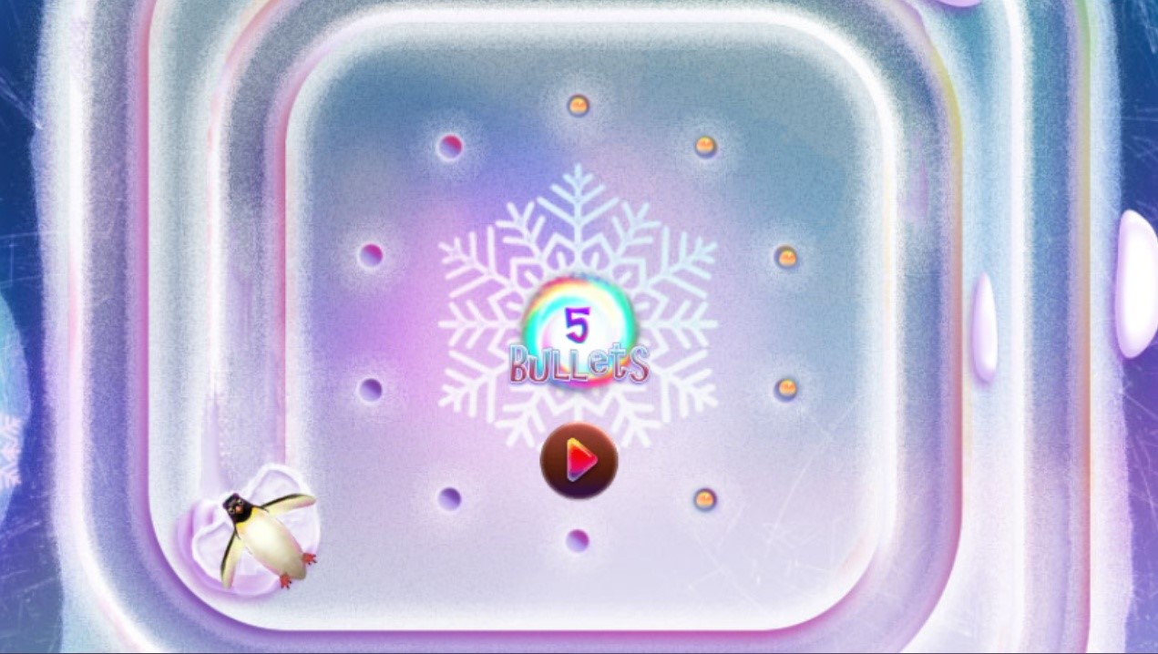Frozty candy game in candy bullets stage Frozty candy game in candy bullets stage