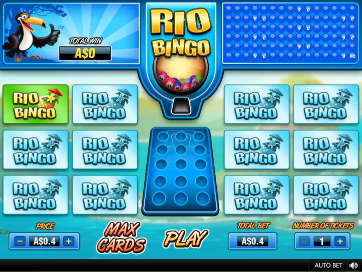 Rio Bingo Game Entry Rio Bingo Game Entry