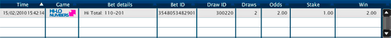Toto Draw Bet Slip 1 Toto Draw Bet Slip 1