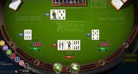 Sette e Mezzo Game Screen Sette e Mezzo Game Screen