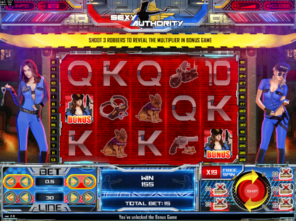 Sexy Authority Triggering Bonus Game Sexy Authority Triggering Bonus Game