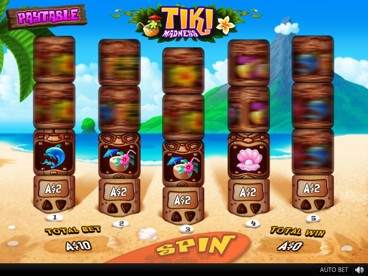 Tiki Madness Spinning