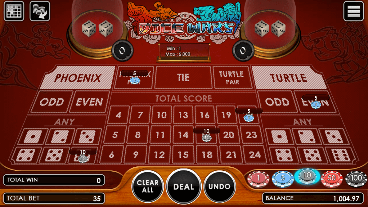 Dice Wars game with betting options placed.png Dice Wars game with betting options placed.png