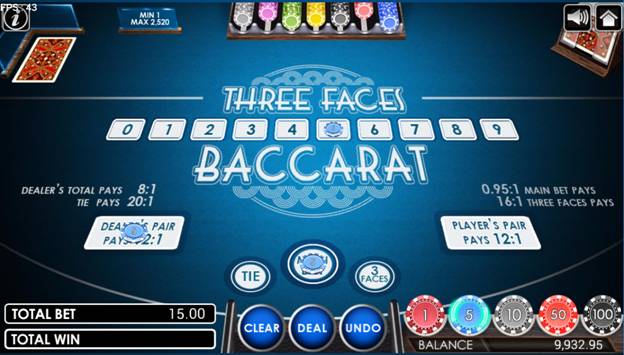 Three Faces Baccarat game selecting betting options.jpg Three Faces Baccarat game selecting betting options.jpg