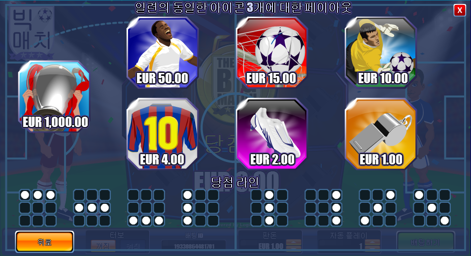 The Big Match Payouts
